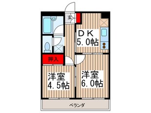 サンレガーロ高野台の物件間取画像